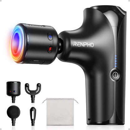 RENPHO Active Thermacool 2 Massage Gun with Heat and Cold, [2026 Upgraded] Handheld Percussion Deep Tissue Neck Back Muscle Massager, FSA Approved Gifts for Men Him Athletes Women Her HSA