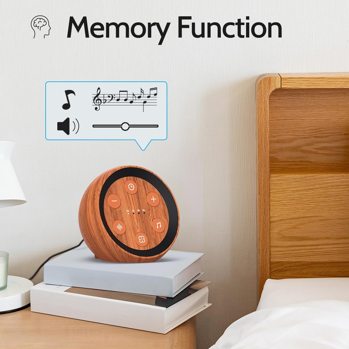 Sound Machine Baby Patter for Sleeping Cute White Noise Machine for Baby Kids Adults with 32 Soothing Sounds 32 Volume Levels Brown Noise Machine with 4 Timer Memory Funtion for Travel Office Privacy