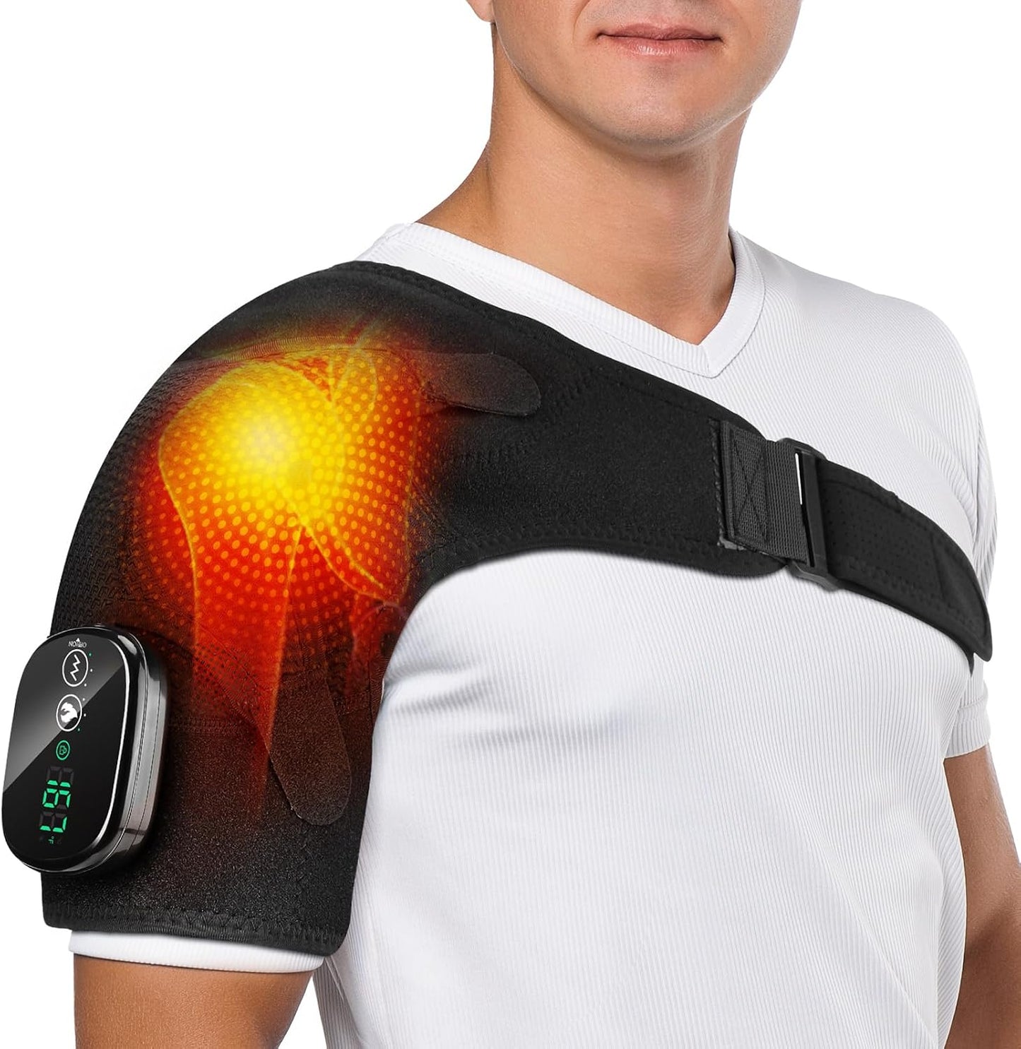 DREAMSOME Shoulder Heating Pad, Heated Shoulder Massager for Pain Relief
