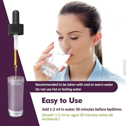 Valerian Root Sleep Aid Drops - Pasiflora y Valeriana para Dormir