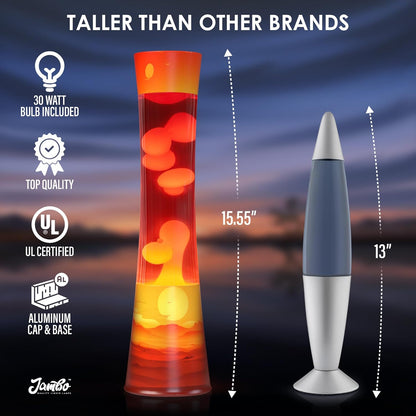 JAMBO 15.5" The Upgraded Motion Lamp, Sunset Decal Motion Light, Beautiful Home Decor, Living Room Bedroom Lamp, Relaxing Nightlight for Teens, Kids & Adults
