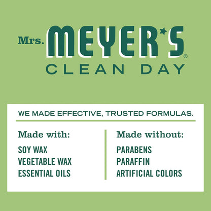 MRS. MEYER'S CLEAN DAY Lavender Soy Candle, Garden-Inspired Aromatherapy Homekeeping, 35 Hour Burn Time, Made with Essential Oils, 7.2 oz Large Glass Jar Candles (Pack of 2)