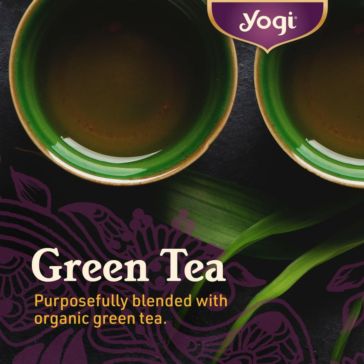 Yogi Pure Green Tea, 16 Tea Bags (6 Pack)