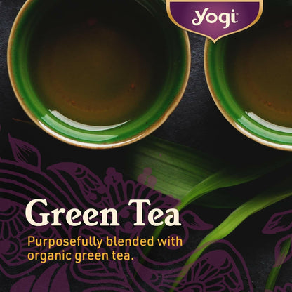 Yogi Pure Green Tea, 16 Tea Bags (6 Pack)
