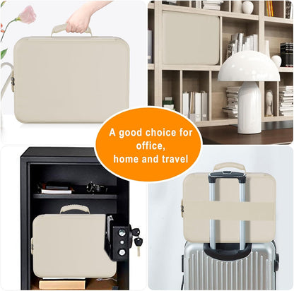 DocSafe 5200°F Fireproof Document Organizer Box with Lock, Heat Insulated