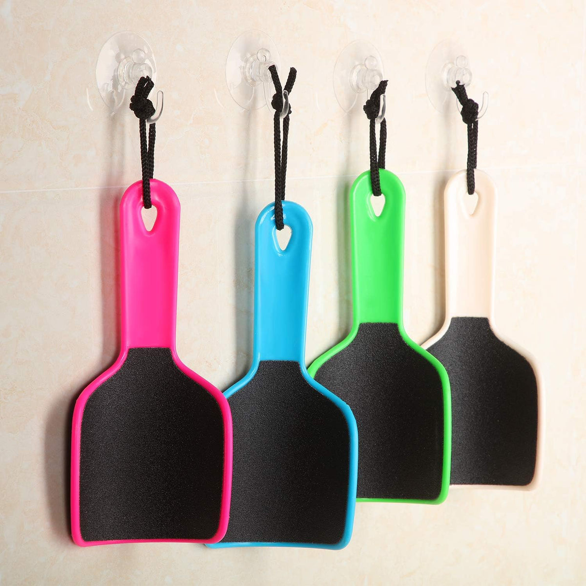 4 Pcs U Shaped Curved Foot File, Double Sided Callus Remover for Dead Skin