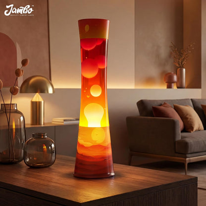 JAMBO 15.5" The Upgraded Motion Lamp, Sunset Decal Motion Light, Beautiful Home Decor, Living Room Bedroom Lamp, Relaxing Nightlight for Teens, Kids & Adults
