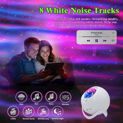 Star Projector, Galaxy Projector, Remote Control & Timer Galaxy Light