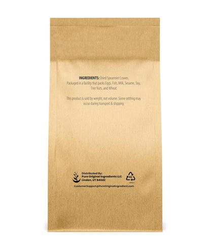 Dried Spearmint Leaves Fresh Flavor, Loose Leaf Tea Additive, Cool & Refreshing, Add to Tea (16 Ounce)