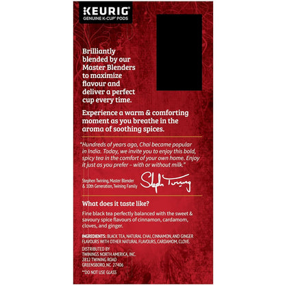 Twinings Pure Peppermint Herbal Tea K-Cup Pods for Keurig, 24 Count (Pack of 1), Made with 100% Pure Peppermint, Naturally Caffeine-Free, Enjoy Hot or Iced