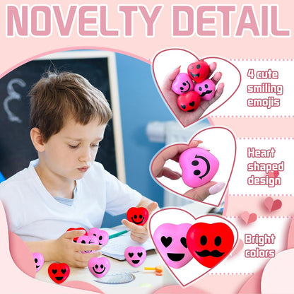30 Pcs Face Stress Balls,2.5 Inch Funny Face Squeeze Balls,Emotion Squeeze Foam Balls,Foam Soft PU Balls for Hand Wrist Stress Reliefs Finger Exercise