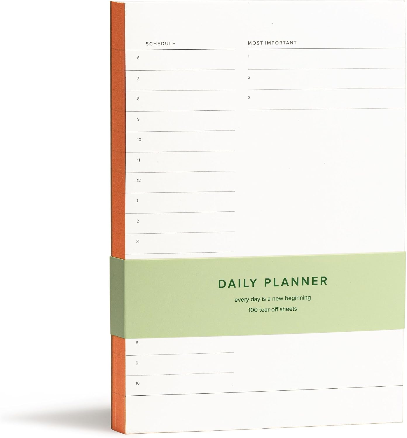 Daily To-Do List Notepad – Desk Pad for Work and Study, Minimal, 8.25x5.85 Inches