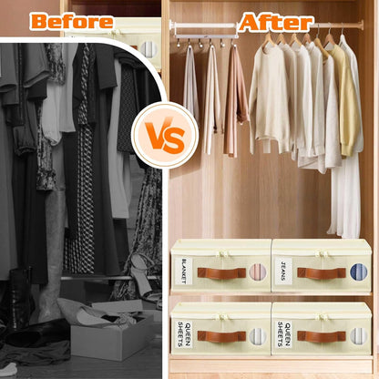 GhvyenntteS Bed Sheet Organizers and Storage, Closet Organizer