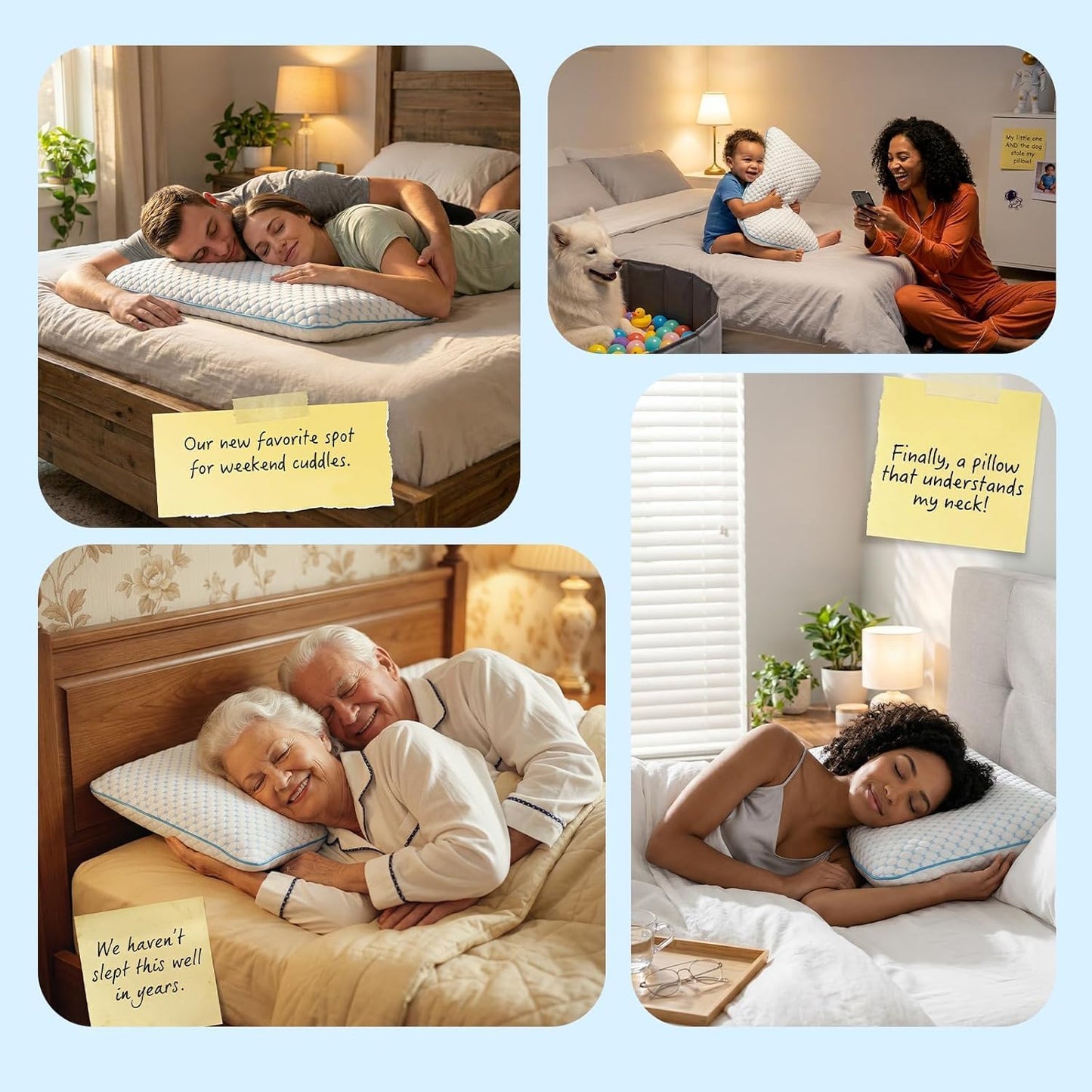 Thin Pillow for Sleeping, Cooling Gel Flat Pillow for Stomach and Back Sleepers, Ultra Slim Stomach Sleeping Pillows for Shoulder Neck Pain Relief, Low Profile Memory Foam Pillows 2.25-inches
