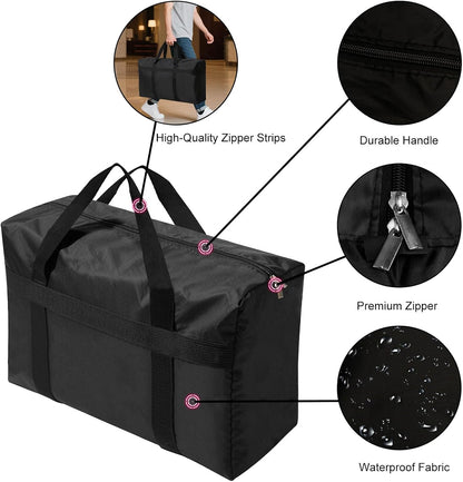 Extra Large Moving Bags with Strong Zippers and Carrying Handles