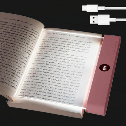 Smart 2 in 1 LED Book Light & Night Light, with 3 Colors, Stepless Dimming