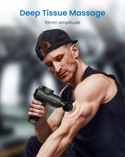 RENPHO Active+ Massage Gun, App-Controlled Guided Courses, Bluetooth