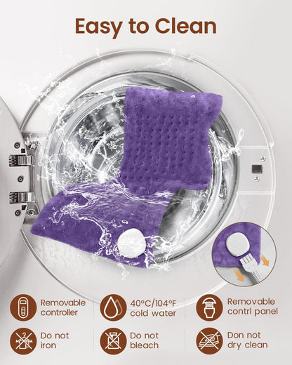 RENPHO Electric Heating Pad for Back with 10 Heat Levels