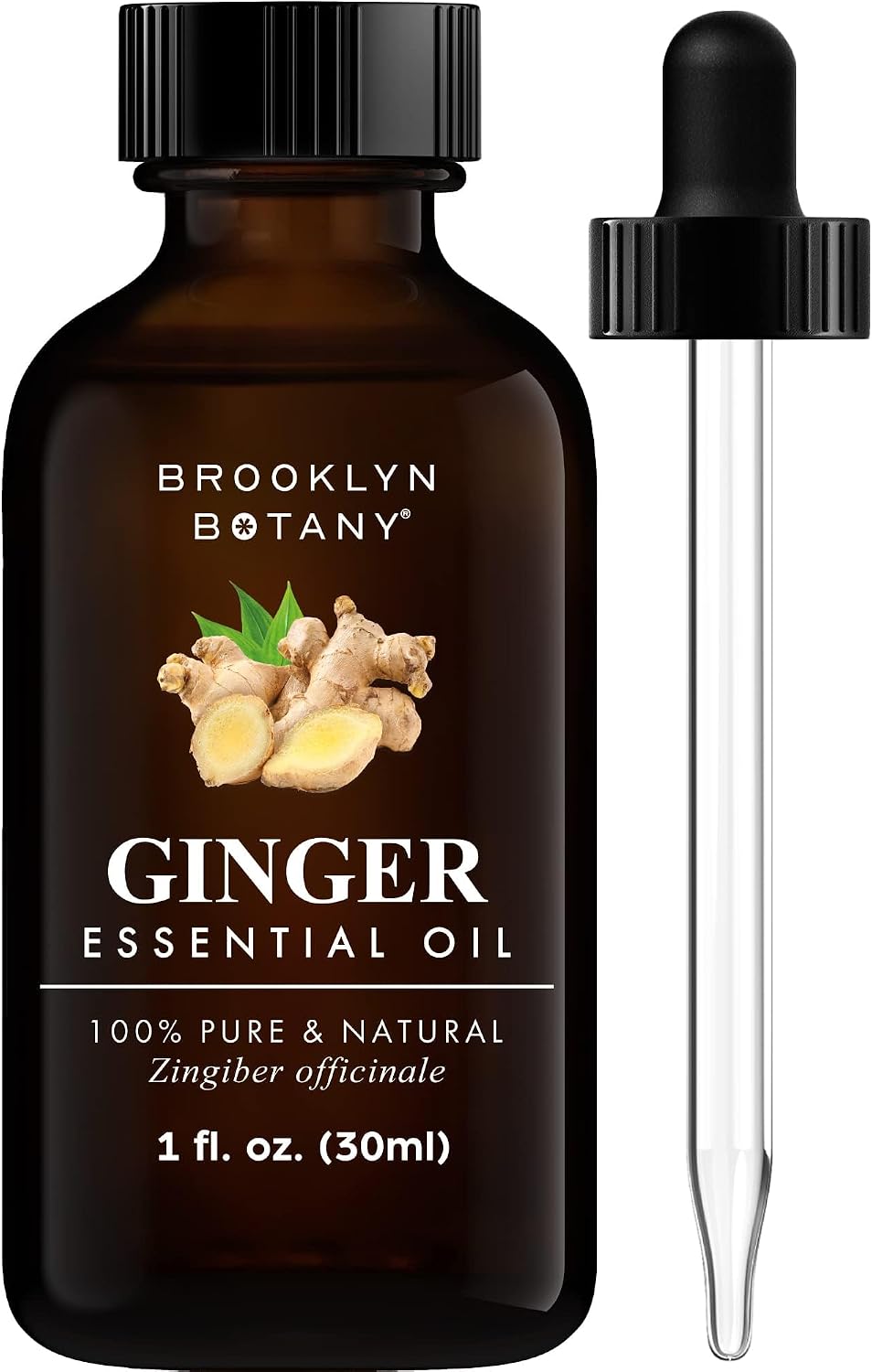 Brooklyn Botany Lavender Essential Oil - Huge 4 Fl Oz - with Glass Dropper - for Aromatherapy and Diffuser