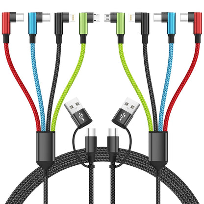4 in 1 Multi Charging Cable, 5FT Charging Cords for Multiple Devices