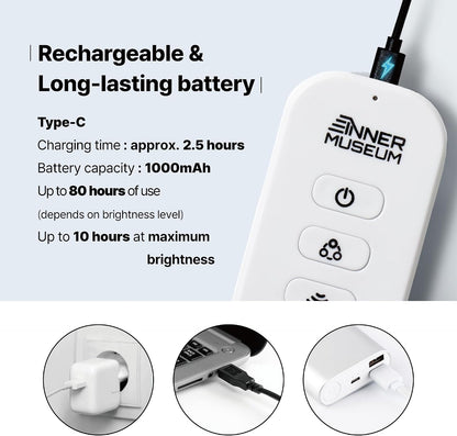 Clip-On Light for Clothes with Portable Case – Book Light, USB Rechargeable LED Lamp for Reading in Bed, Eye-Friendly 3 Color Modes, 3-Level Dimming