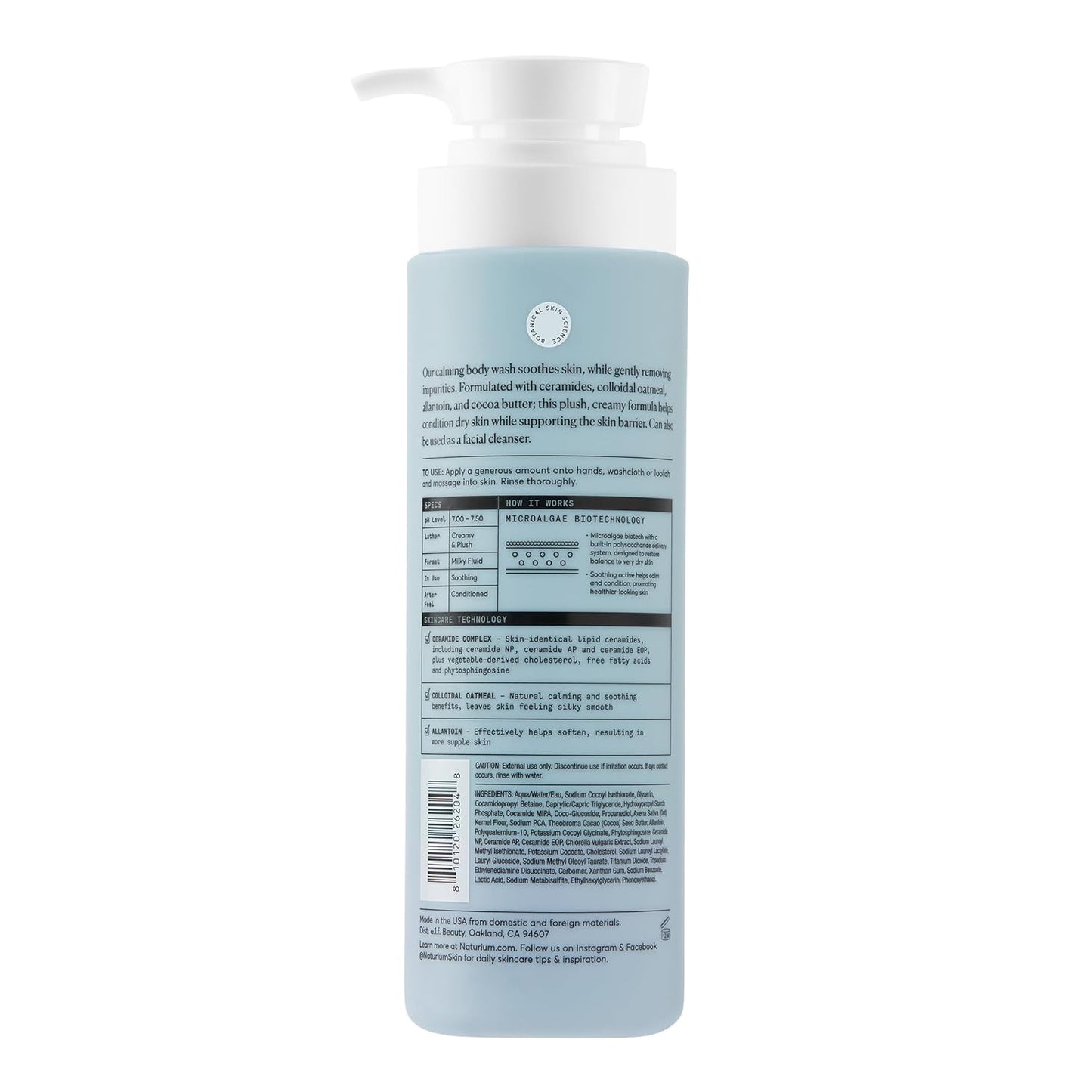 Naturium The Smoother Glycolic Acid Exfoliating Body Wash, Soft & Smoothing Cleanser, 16.9 oz