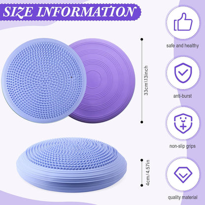 Libima 4 Pcs Wiggle Seat Inflated Wobble Cushion for Kids