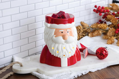 Candle Warmers ETC. Illumination Fragrance Warmer- Light-Up Warmer for Warming Scented Candle Wax Melts and Tarts or to Freshen Room, White Harmony