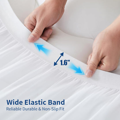 King Size Mattress Topper Cooling Breathable, Pillow Top Mattress Pad Supportive for Back Pain Relief, Quilted Fitted with 8-21 inches Deep Pocket, Machine Washable (78x80 inch, Dove Grey)