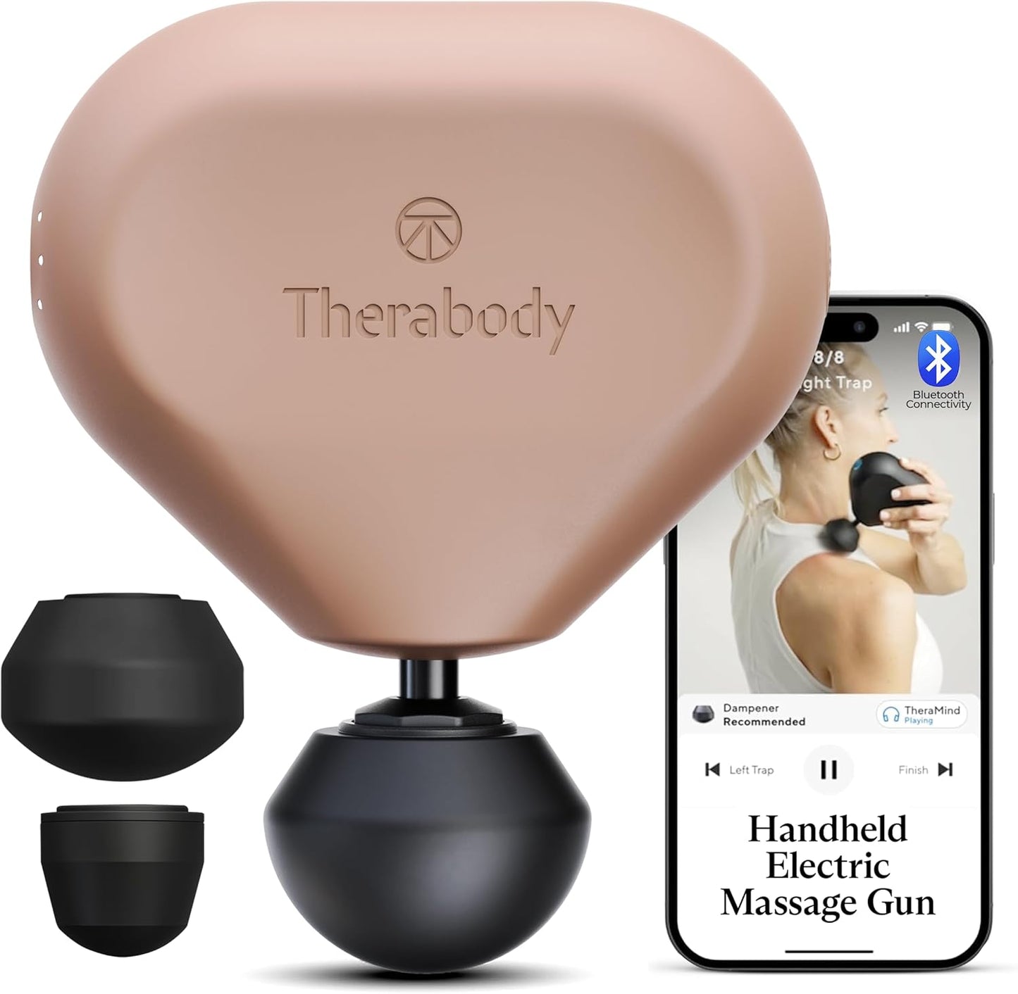 TheraGun Mini (3rd Generation) by Therabody – Ultra-Portable Massage Gun and Travel Essential for Fast, Effective Pain and Tension Relief Anywhere (Black)