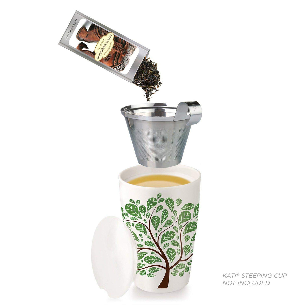 Tea Forte Single Steeps Tea Sampler, World of Teas, 15 Pouches