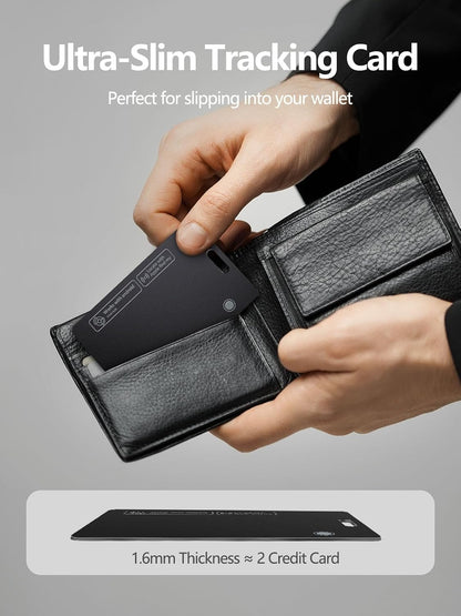 Wallet Tracker Card for Apple & Android