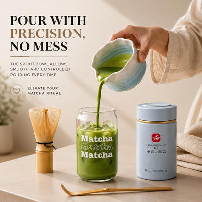 BARISTA EMPEROR® MATCHA WHISK SET PREMIUM 11pcs - Professional Matcha Kit Set with Matcha Bowl, Matcha Whisk, Milk Frother, Spoon, Sifter, Scoop, Stand, Cup, Tea Mat, Cloth - Matcha Bowl Set