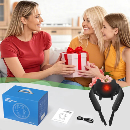 MASGRE Shiatsu Neck and Shoulder Massager with Heat for Pain Relief