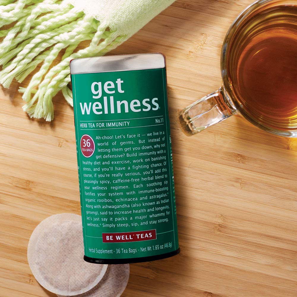 The Republic of Tea Be Well Get Wellness No. 11 Herbal Tea, 36 Count