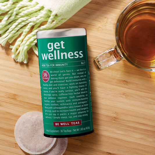 The Republic of Tea Be Well Get Wellness No. 11 Herbal Tea, 36 Count