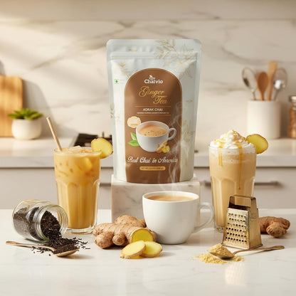Chaivio Masala Chai Tea Latte, Unsweetened Instant Powder, Authentic Chai-with Natural Ingredients, No Preservatives, Tea Powder, Quick and Healthy Chai(1 lb)