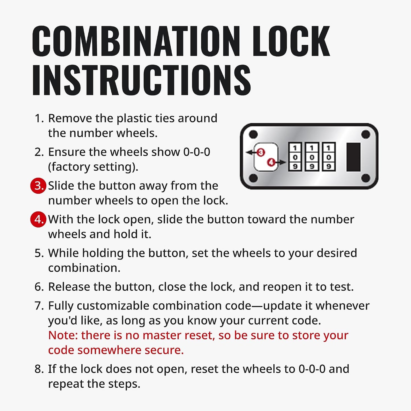 Vaultz Secure Security Lock Boxes - Safe Combination Lock Box, Storage for Documents, Valuables, Medicine & Money - 9.88 x 7.75 x 7 Inch - Black/Chrome