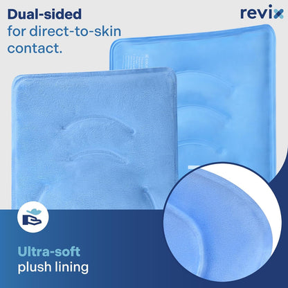 REVIX 19" Extra Large Knee Ice Pack Wrap Around Entire Knee, Reusable Gel Cold Pack for Discomfort and Post-Workout Fatigue, Cold Compress, Enhance Comfort and Recovery