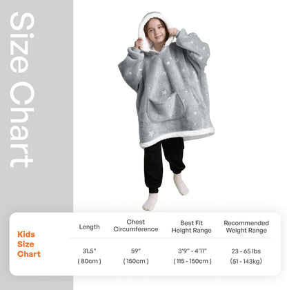 Giggling Getup Wearable Blanket Hoodie for Adults Gifts for Teen Girls Sister Women Sherpa Fleece Printed Hooded Blanket Sweatshirt Warm Cozy with Pocket & Sleeves Beige Cat
