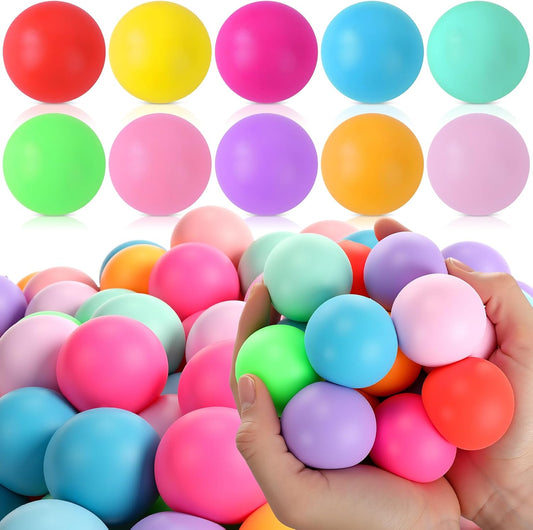 180 Pcs Slow Rising Stress Ball Bulk for Adults, Stretchy Fidget Squeeze Stress Balls Sensory for Anxiety Relief Hand Therapy Party Birthday Prize Box (Sphere)