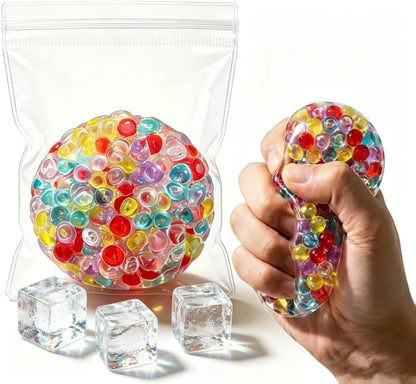 Crunchy Squishy Stress Ball Toys, Sensory Squishy Toys, Squeeze Balls Fidget Toys for Adults,Grape Noisy Squishy Ball for Relieve Stress. 1 Pack