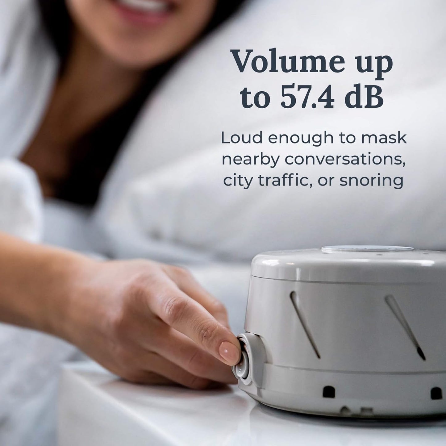 Yogasleep Dohm Classic (White) The Original White Noise Sound Machine, Soothing Natural Sounds from a Real Fan, Sleep Therapy for Adults & Baby, Noise Cancelling for Office Privacy & Meditation