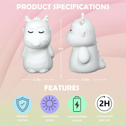 Breathing Loong Guided Visual Breathing Light for Mindfulness Relief | Relaxation Tool | Focus Meditation Device & Calming Night Light | Ideal for All Ages, Home & School Use (Loong)