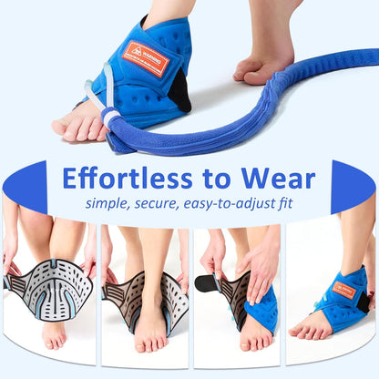 Cold Therapy Machine for Foot Ankle Surgery, Ice Therapy Machine with Pressure Regulator, Timer & Temperature Display, Cryotherapy Unit with Foot Ankle Ice Pack Wrap for Post-Surgery Recovery