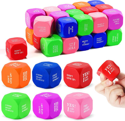 108 Pack Motivational Stress Balls Bulk for Adults & Kids Foam Stress Toys