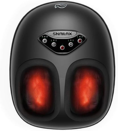 Snailax Shiatsu Foot Massager with Heat, FSA Eligible, Kneading, Compression, Vibration, Feet Massage Machine for Plantar Fasciitis, Neuropathy, Foot Warmer, Gifts for Women Men,Size 13