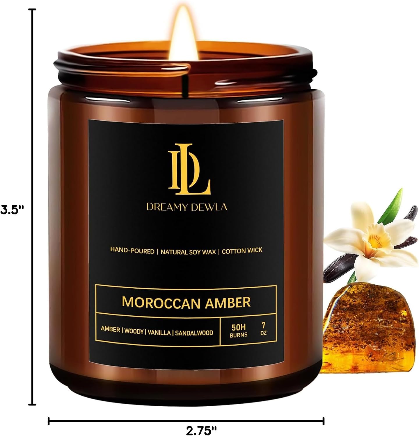 Scented Candles Set, 4 Pack Soy Candles for Home Scented, Candle Gifts for Women Men, 28oz 200 Hours Burn, Scents of Pineapple Cocktail/Coconut Vanilla/Pink Sands/Bahamian Breeze