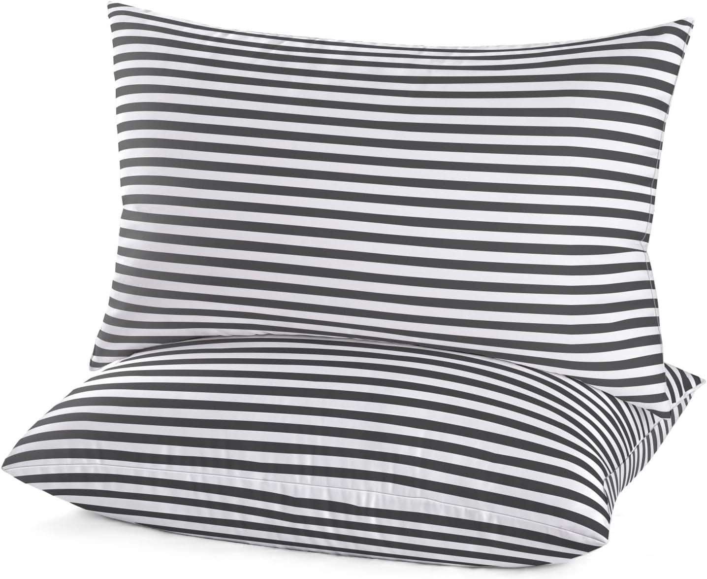 EIUE Hotel Collection Bed Pillows for Sleeping 2 Pack Queen Size，Pillows for Side and Back Sleepers,Super Soft Down Alternative Microfiber Filled Pillows,20 x 30 Inches
