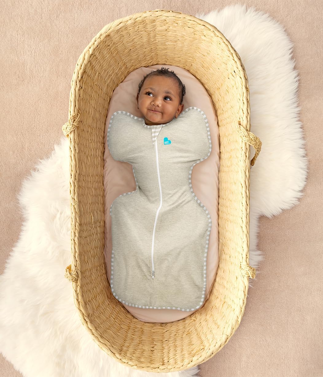 Love to Dream Swaddle UP, Baby Sleep Sack, Self-Soothing Swaddles for Newborns, Get Longer Sleep, Secure Fit Helps Calm Startle Reflex, New Born Essentials for Baby, 1.0 TOG, 13-19 lbs, Deep Olive